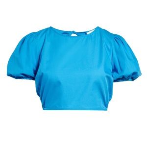 TOPSHOP Tie-back Crop Top